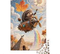 Erizo en Miniatura Puzzle De 1000 Piezas Desafío Rompecabezas Ocio Regalo Multicolor para Infantiles Adolescentes 1000pcs (75x50cm)