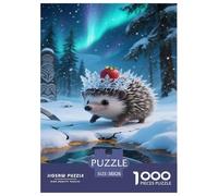 Erizo en Miniatura Puzzle Imposible,desafío para Adultos Juego Educativo 1000 Piezas Obra De Arte De Juego De para Adultos Y Niños 38x26cm/1000pcs