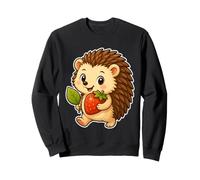 Erizo Fresa Hoja Sonrisa Sudadera