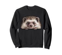 Erizo Lindo Peeking Spiky Animal Lover Sudadera
