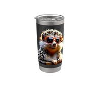Erizo Living on the Hedge Erizo de vientre blanco Animal Vaso térmico de acero inoxidable de doble pared