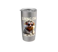 Erizo Living on the Hedge Erizo de vientre blanco Animal Vaso térmico de acero inoxidable de doble pared