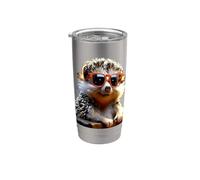 Erizo Living on the Hedge Erizo de vientre blanco Animal Vaso térmico de acero inoxidable de doble pared