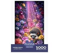 Erizo mágico Puzzle De 1000 Piezas 70x50cm/1000pcs Flores Coloridas Juego Relajante Creativo con Educación Y Decoración Hogareña Regalo Universal para Todos