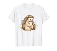 Erizo Mamá Bebé Madre Niño Mamá Amor Camiseta
