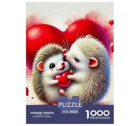 Erizo Puzzle 1000 Piezas, Diversión Rompecabezas De Bricolaje, Hobby Creativo, Colección De Arte, para Adultos Y Niños A Partir De 12 Años 38x26cm/1000pcs