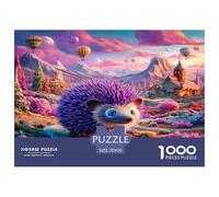 Erizo Puzzle 1000 Piezas, Moderno DIY,Entretenimiento Creativo para Adultos Y Niños Mayores De 12 Años Un Rompecabezas Desafiante - Decoración del Hogar 70x50cm/1000pcs