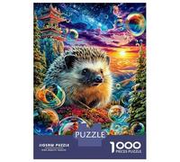 Erizo Rompecabezas 1000 Piezas para Adultos Niño Puzzle De Papel Ecológico, Puzzle De Juguete para Regalo, 52x38cm/1000pcs