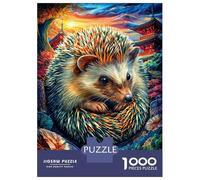 Erizo Rompecabezas 1000 Piezas para Adultos Niño Puzzle De Papel Ecológico, Puzzle De Juguete para Regalo, 38x26cm/1000pcs