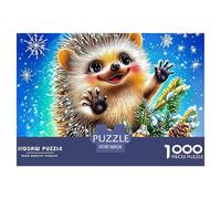 Erizo, Rompecabezas De 1000 Piezas, Juego Individual Enriquecedor Que Desarrolla Precisión, Paciencia Y Capacidad De Resolución De Problemas, Pasatiempo Satisfactorio para Horas Tranquilas, Apto Pa