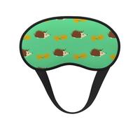 Erizos y hojas, Cubiertas oculares completas, antifaces para dormir que bloquean la luz, orejeras opacas para dormir