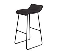 erkebspm Taburetes Taburete De Bar para Mostrador, Silla De Barra De Desayuno De Cocina Cojín De PU Y Pata De Hierro Forjado con Reposapiés Y Tapete Antideslizante Color:Todo