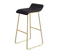erkebspm Taburetes Taburete De Bar para Mostrador, Silla De Barra De Desayuno De Cocina Cojín De PU Y Pata De Hierro Forjado con Reposapiés Y Tapete Antideslizante Disponible En 5