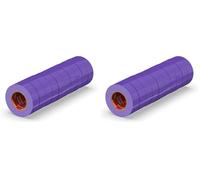 ERKO Cinta aislante 15mm x 10m violeta 10 piezas, adhesiva para instalaciones eléctricas PVC, para aislar y reparar cables eléctricos, extrafuerte, agrupar cables (Paquete de 2)