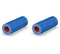 ERKO Cinta aislante 19mm x 20m azul 8 piezas, adhesiva para instalaciones eléctricas PVC, para aislar y reparar cables eléctricos, extrafuerte, agrupar cables (Paquete de 2)