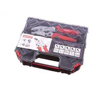 ERKO PR_33 - Juego de herramientas de crimpado universal con 5 insertos de crimpado para terminales de cable con y sin aislamiento de 0,5 ÷ 6 mm2 y para casquillos de extremo de alambre de 0,5 ÷ 35