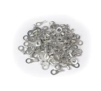 ERKO Terminales de anillo para cables eléctricos, para tornillo M3 y sección de cable 1,5 ÷ 2,5 mm² 100 piezas, de cobre estañado galvánico, Fabricados según DIN 46234