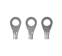 ERKO Terminales de anillo para cables eléctricos para tornillo M5 y sección de cable 0,5 ÷ 1,0 mm² 10 piezas, de cobre estañado galvánico, Fabricados según DIN 46234