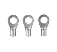 ERKO Terminales de anillo para cables eléctricos para tornillo M6 y sección de cable 1,5 ÷ 2,5 mm² 10 piezas, de cobre estañado galvánico, Fabricados según DIN 46234