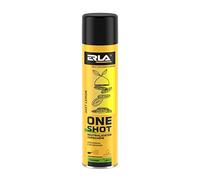 ERLA Ambientador de hogar "ONE SHOT" 600 ml - Aerosol para habitaciones con un alcance de 3 m - Neutralizador de olores y spray de fragancia 2 en 1 - Spray de ambiente - Ambientador - Just Lemon