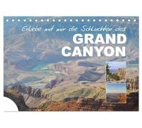 Erlebe mit mir die Schluchten des Grand Canyon (Tischkalender 2026 DIN A5 quer), CALVENDO Monatskalender: Der Grand Canyon ist eine steile, etwa 450 ... im Norden des US-Bundesstaats Arizona.
