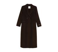 Ermanno Scervino - Abrigo Cruzado de Espiga - Coats - Mujer - Marrón - M -
