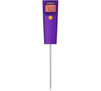 Ermenrich BBQ GT20 Termómetro para carne digital con sonda, Bluetooth, pantalla LCD, temporizador y alarma - perfecto para filete, pollo, carne de vaca, cerdo, cordero en barbacoa, horno, parrilla y