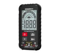 Ermenrich Zing TC16 Multímetro Digital, Tensión y Corriente AC/DC, Frecuencia, Resistencia, TRMS, Prueba de Diodo y Continuidad, 2000 Conteos, NCV, Detección de Fase, Función Smart, Linterna