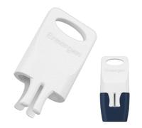 Ermorgen 1 Pieza Tapa Protectora Compatible con Heat It, Portátil, Ligera, Resistente a Arañazos, Más Resistente y Dura, Repuestos Ideales, Tapas de Repuesto de Nailon Blanca