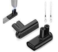 Ermorgen 2 Piezas Adaptador Compatible para Philips Norelco One Blade 360 | Convertidor de carga USB-C a USB-C para maquinilla. Portátil, ligero, compatible. Para Philips Norelco OneBlade 360. Negro.