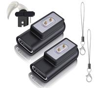 Ermorgen 2 Piezas Adaptador USB C Compatible para Xiaomi Band 10/9, Xiaomi Smart Band 8 Pro/8, Redmi Watch 6/5 Active/ 4/3/3 Lite/ 3 Active, Redmi Band 2 - Negro