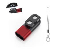 Ermorgen - Adaptador de carga tipo C compatible con LEDLENSER MH7 MH8 MH11 iH11R ML4, compatible con cargador magnético, color rojo
