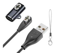 Ermorgen Adaptador tipo C + cable USB A de 1 m compatible con Shokz AS800/S803/S810/OpenComm/OpenRun (AfterShokz Aeropex) Cable de carga