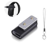 Ermorgen Adaptador USB C de 1 Pieza Compatible para 5V/1A Tragbar Ladeadapter para Samsung Galaxy Fit 3/ Huawei Watch fit 3/2/fit/fit/mini, Huawei Band 10/9/8/7/6/6 Pro/Honor Band 9/7/8/ES-Negro