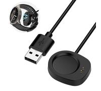 Ermorgen Cable de carga compatible con reloj Amazfit Helio Strap/Active Max/T-rex3 Pro, T-rex3, Amazfit Balance/Balance 2 cable magnético, 1 m, 3,3 pies, negro