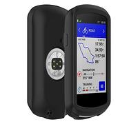 Ermorgen Funda de silicona compatible con Garmin Edge 1040, carcasa de silicona flexible, protección contra golpes, todo incluido, color negro