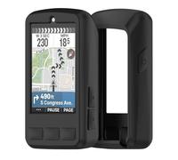 Ermorgen Funda de Silicona Compatible con Wahoo ELEMNT Bolt V3 / Bolt 3, Funda de Silicona Suave, protección a Prueba de Golpes Todo Incluido - Negro