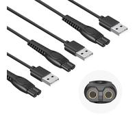 Ermorgen Philips OneBlade Norelco QP2724 PQ888 PQ889 X500 X5009 MG7910 - Cable de carga para afeitadora eléctrica Philips (3 unidades, compatible con afeitadora eléctrica Philips OneBlade Norelco