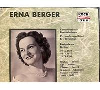 Erna Berger Sings Lieder/Arias