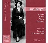 Erna Berger - Erna berger, soprano (les chanteurs legendaires - volume 3) recital