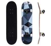 ERNAN Skateboard,Monopatín Completo Profesional de 31 x 8 Pulgadas,7 Capas Monopatín de Madera de Arce con Rodamiento ABEC-7 para Niño Niña/Adulto Principiante. (Diamond)