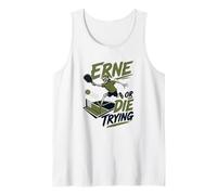 Erne o Muere intentando un Esqueleto de Pickleball Camiseta sin Mangas