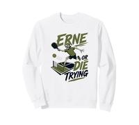 Erne o Muere intentando un Esqueleto de Pickleball Sudadera