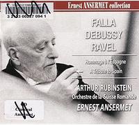 Ernest Ansermet : Falla, Debussy,Ravel : Hommage à l'Espagne