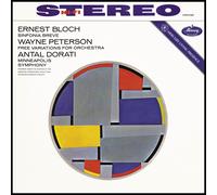 Minneapolis Symphony Orchestra Antal Dorti - Bloch: Sinfonia Sacra; Peterson: Free Variations [Vinilo]