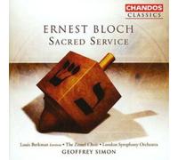 Ernest Bloch Sacred Service (Simon, Lso, Berkman) (CD) Album (Importación USA)