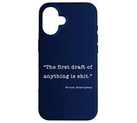 Ernest Hemingway El Primer Borrador de Cualquier Cosa Carcasa para iPhone 16