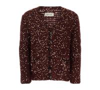 Ernest W. Baker - Kn 103Se 31 Cárdigan de Mezcla de Lana - Knitwear - Hombre - Rojo - L -