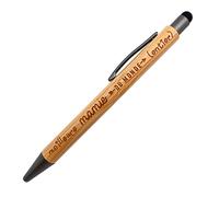 ERNESTINE - Bolígrafo de bambú táctil - No custom - Padres (Mamie Monde)