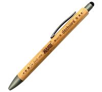 Ernestine - Bolígrafo táctil personalizado para la abuela, diseño de la abuela, mamá, texto "Je t'aime"